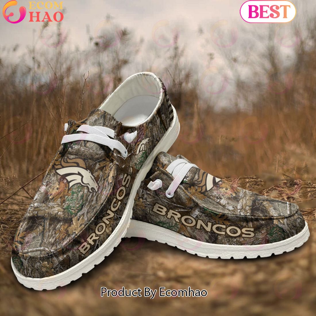 NFL Buffalo Bills Camo Hunting Hey Dude Shoes Football