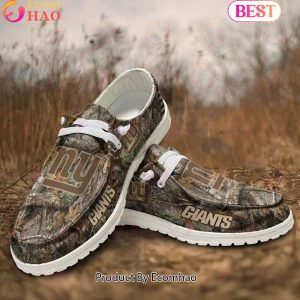 NFL New York Giants Camo Hunting Hey Dude Shoes Football