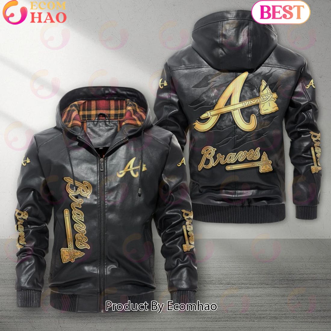 MLB Atlanta Braves NEW Leather Jacket 2023