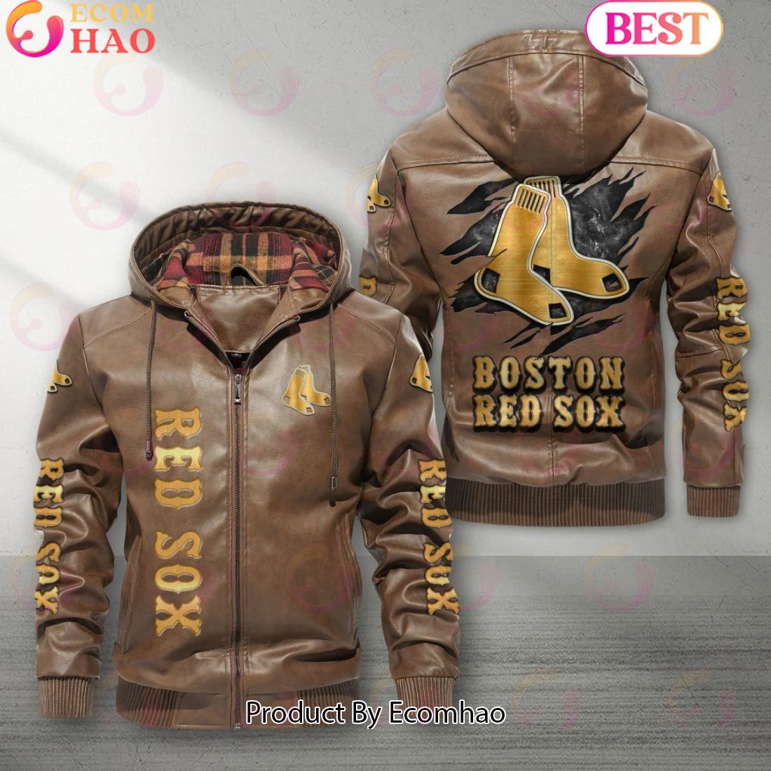 MLB Boston Red Sox NEW Leather Jacket 2023