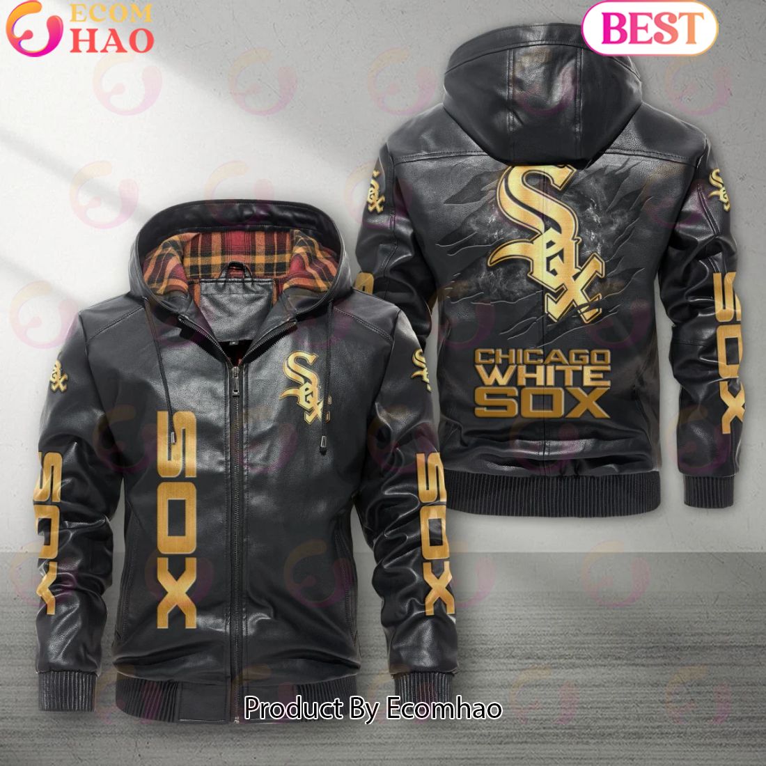 MLB Chicago White Sox NEW Leather Jacket 2023