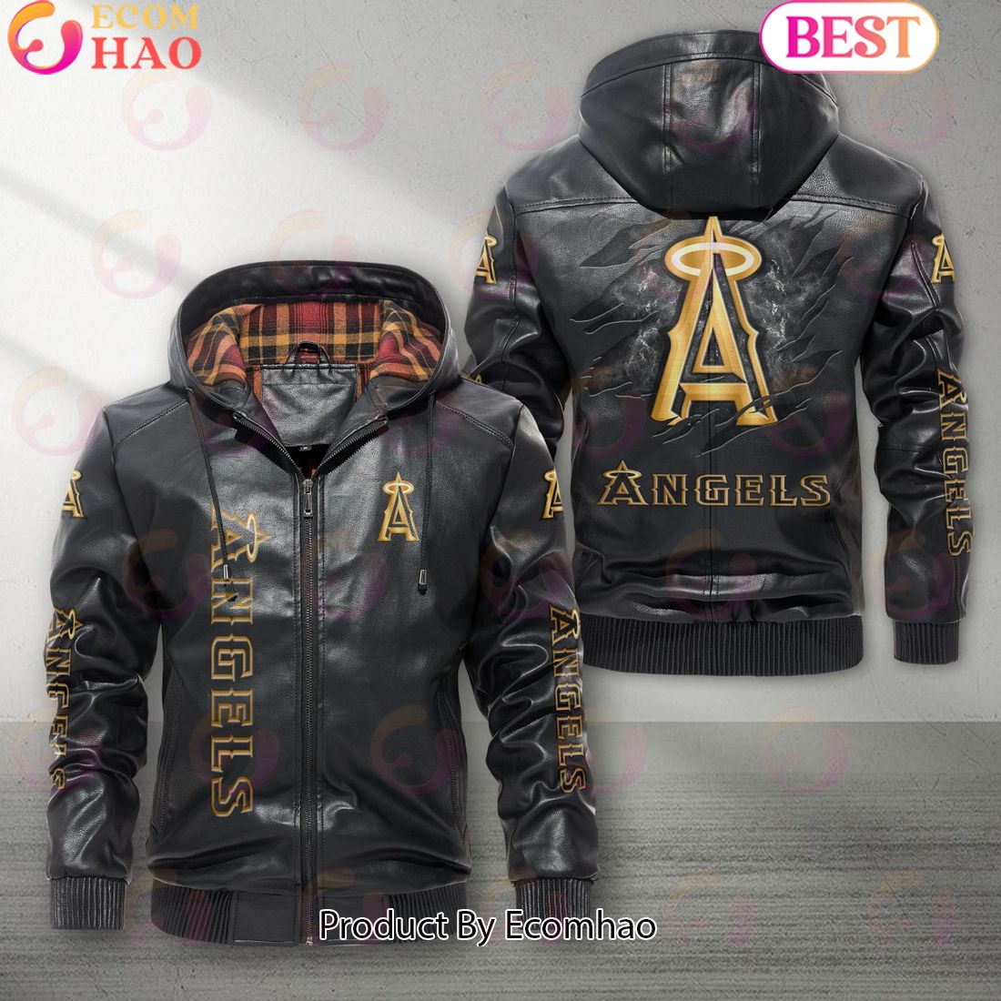 MLB Los Angeles Angels NEW Leather Jacket 2023