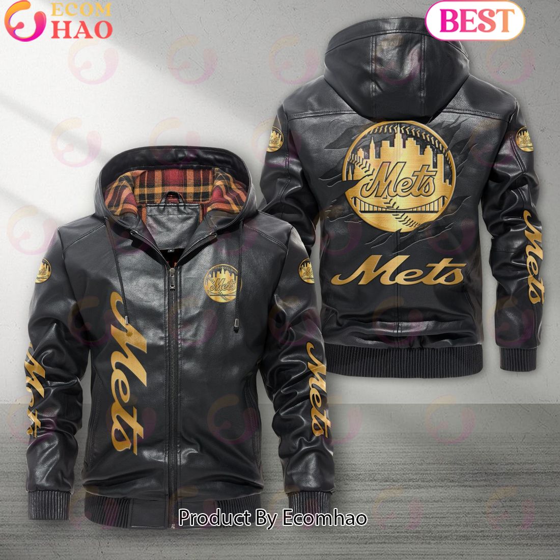 MLB New York Mets NEW Leather Jacket 2023