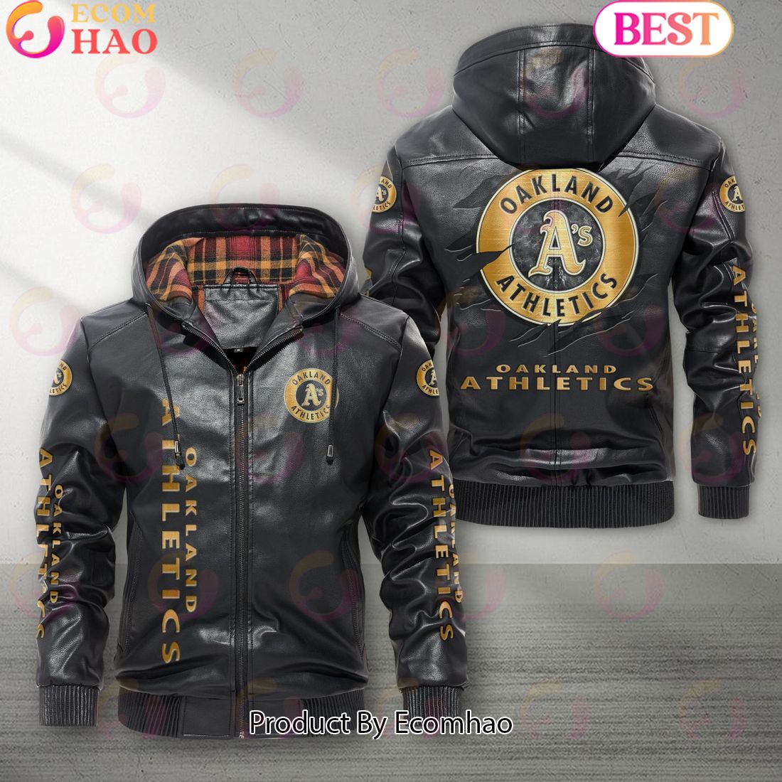 MLB Oakland Athletics NEW Leather Jacket 2023