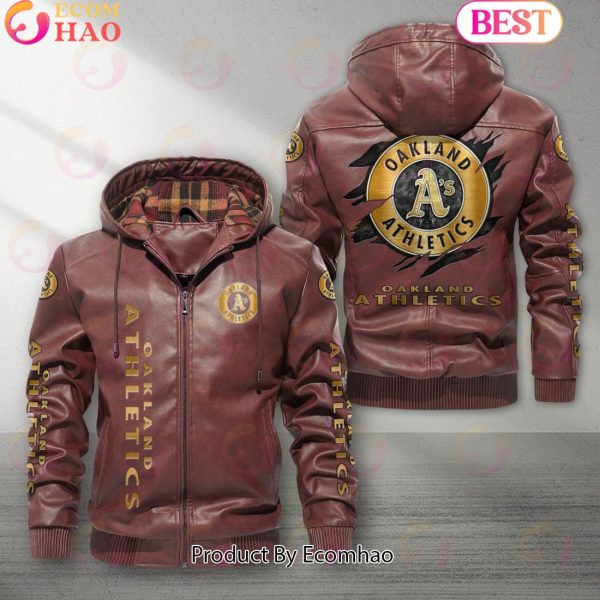 MLB Oakland Athletics NEW Leather Jacket 2023