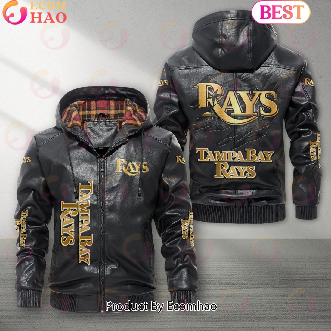 MLB Tampa Bay Rays NEW Leather Jacket 2023