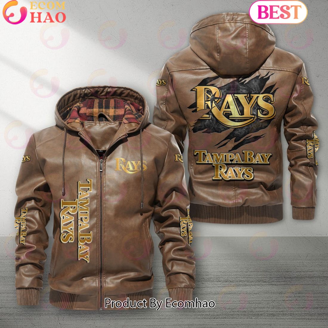 MLB Tampa Bay Rays NEW Leather Jacket 2023