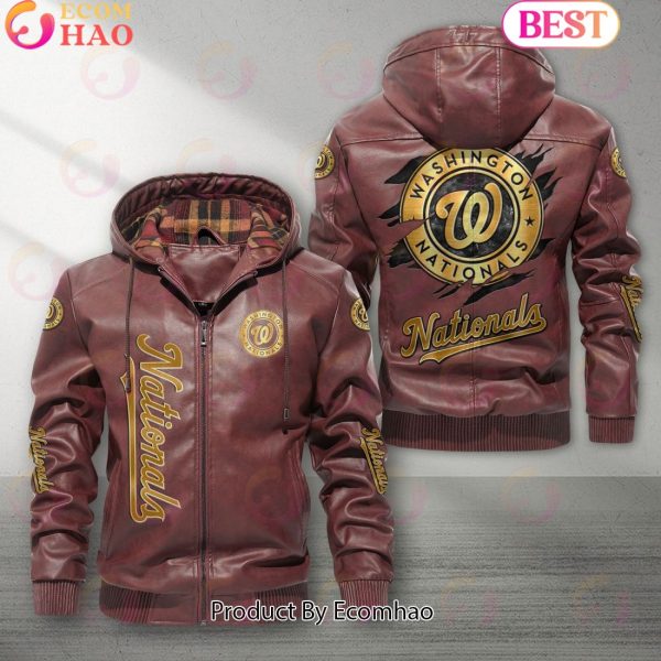 MLB Washington Nationals NEW Leather Jacket 2023