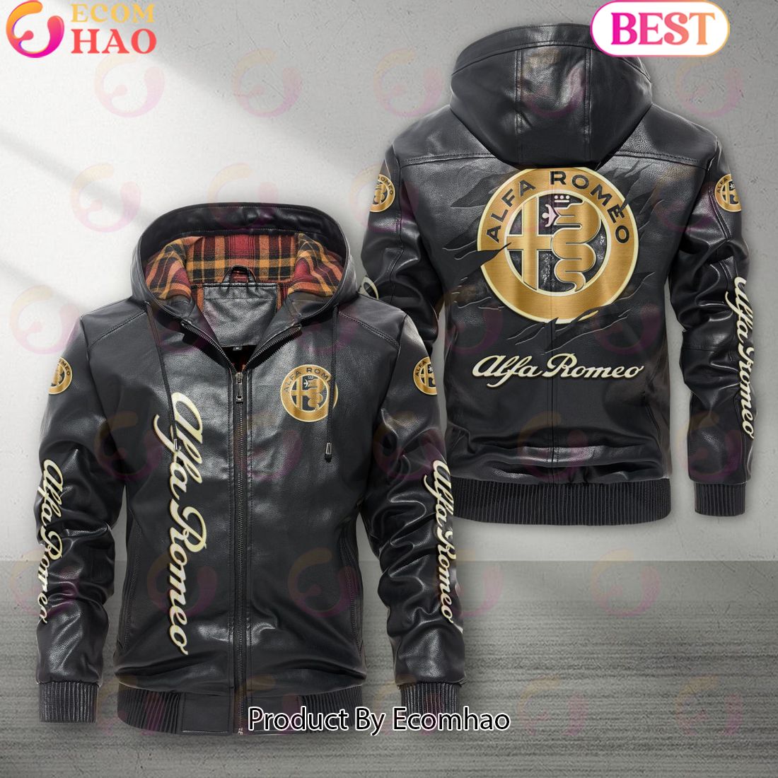 Alfa Romeo Car New Leather Jacket 2023