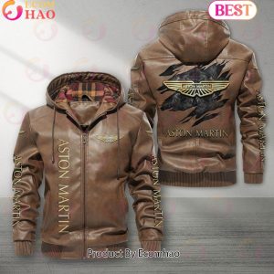 Aston Martin Car New Leather Jacket 2023