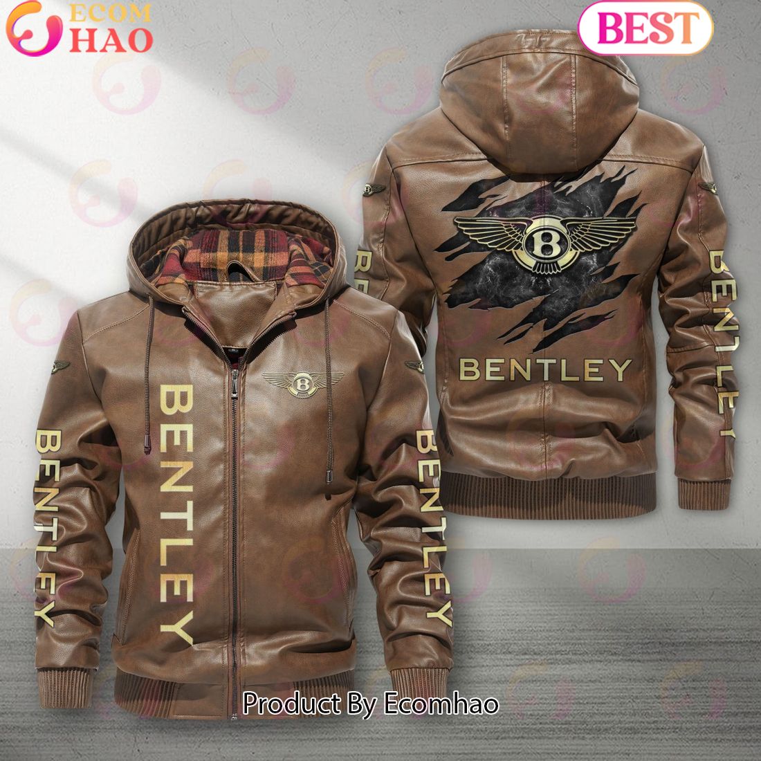 Bentley Car New Leather Jacket 2023