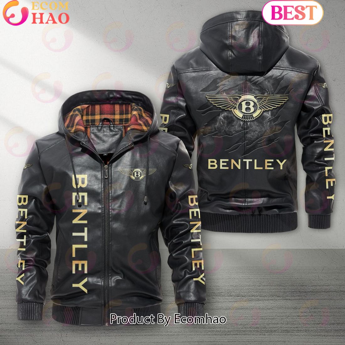 Bentley Car New Leather Jacket 2023