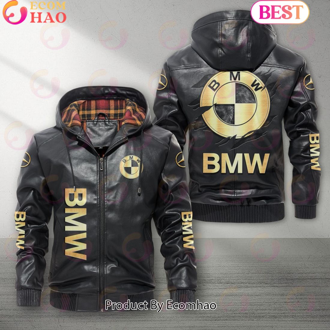 BMW Car Car New Leather Jacket 2023