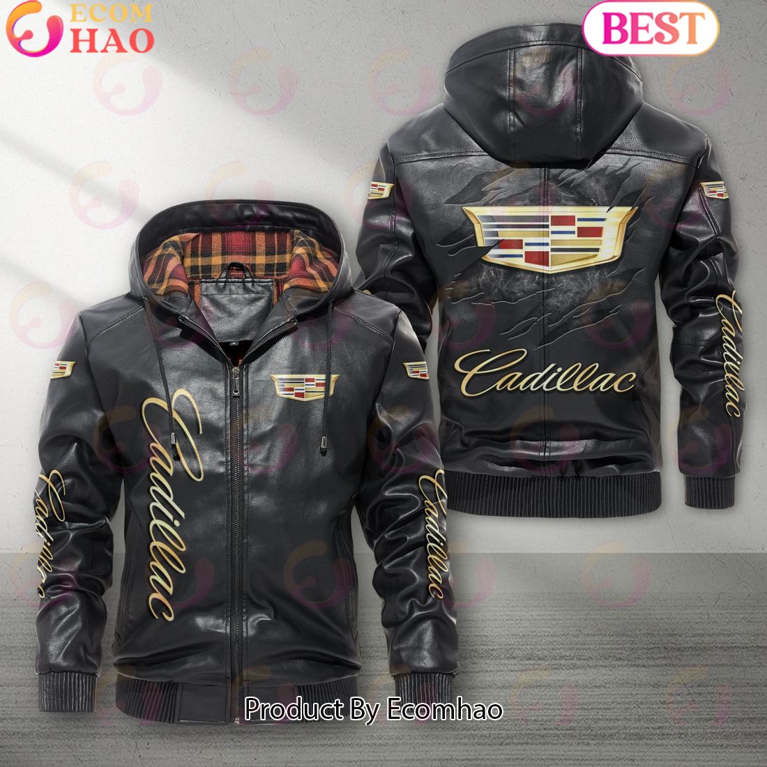 Cadillac Car New Leather Jacket 2023