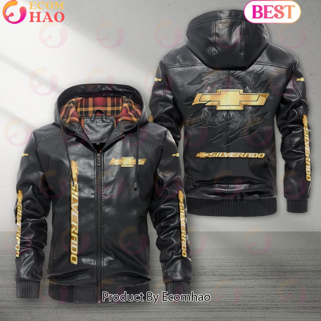 Chevrolet Silverado Car New Leather Jacket 2023