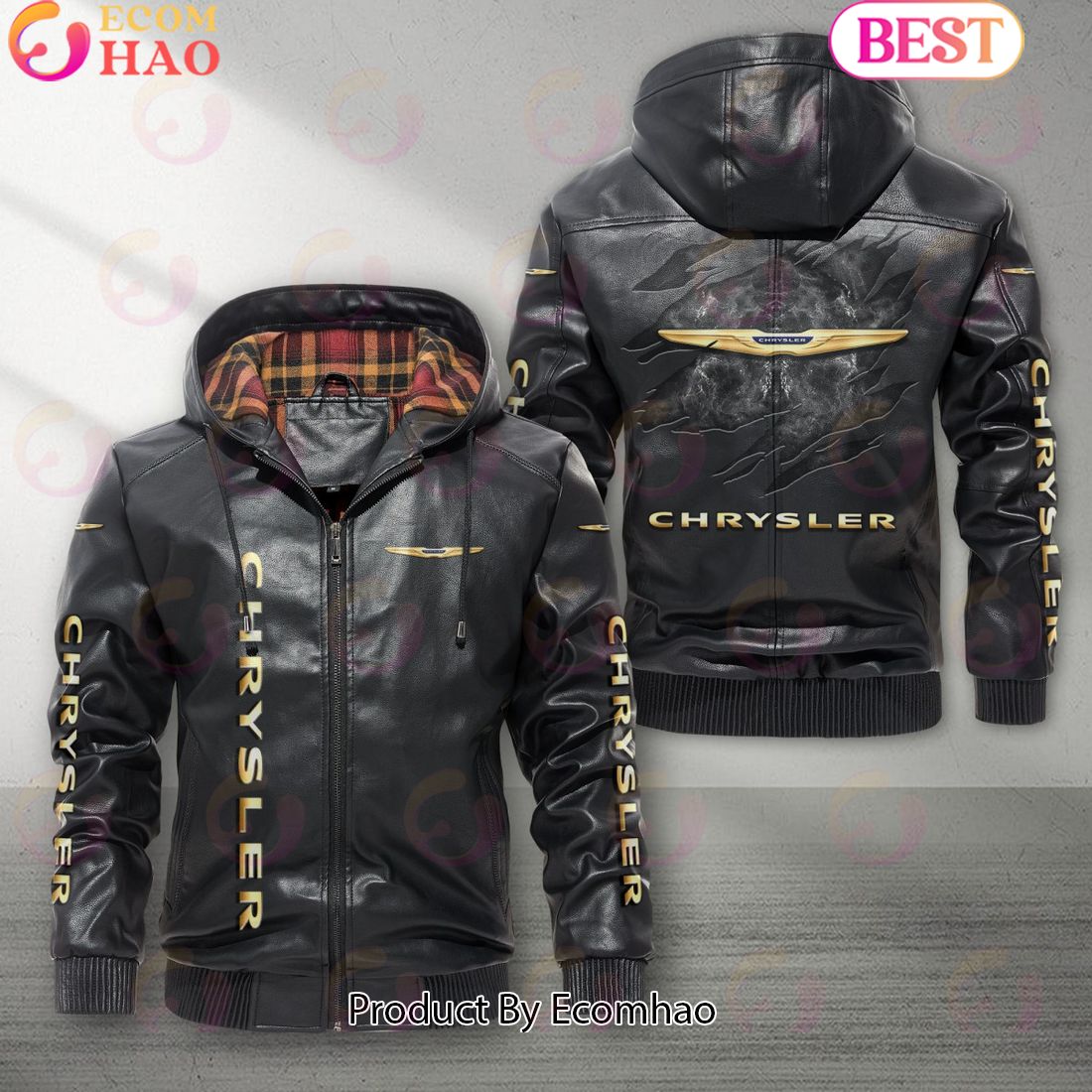 Chrysler Car New Leather Jacket 2023