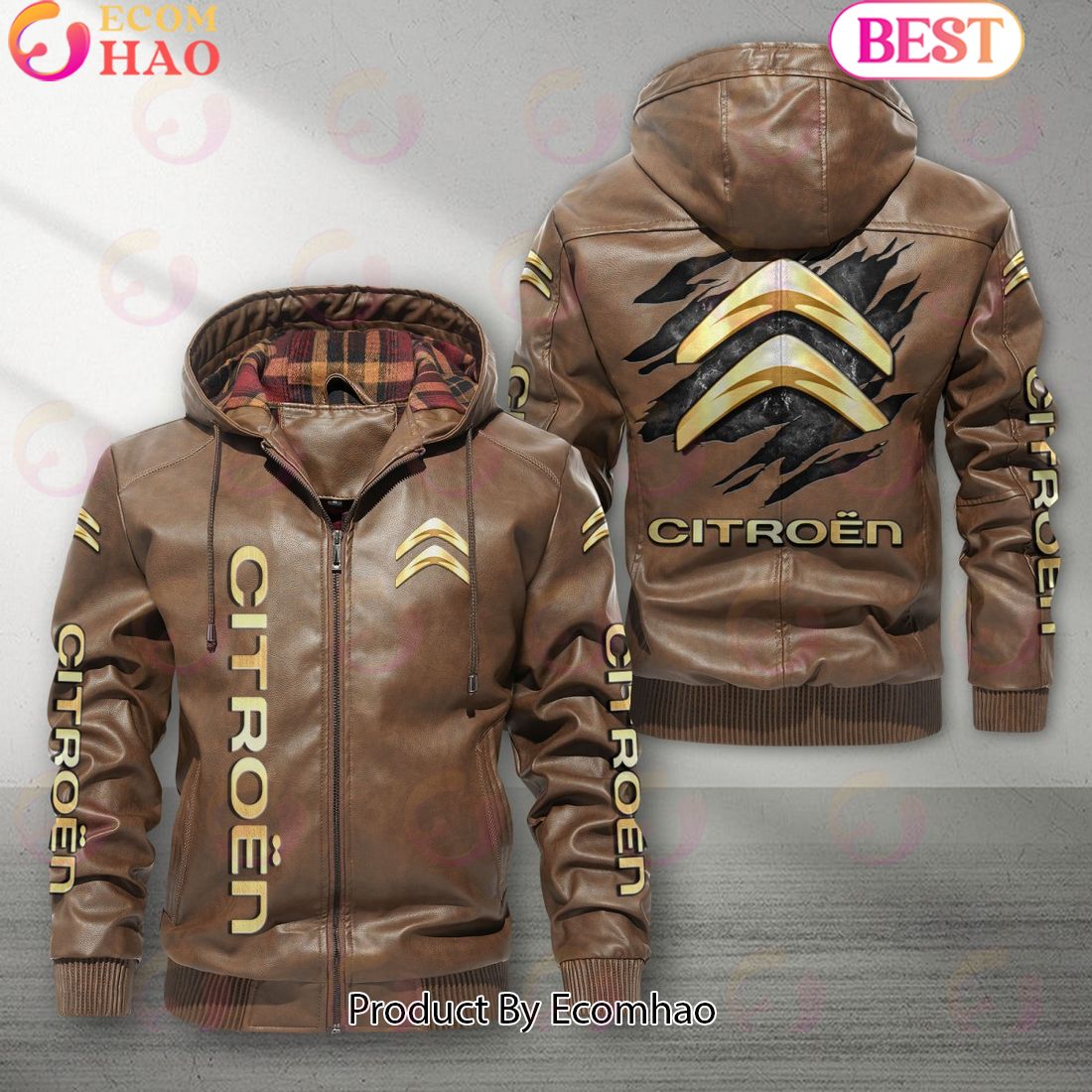 Citroen Car New Leather Jacket 2023