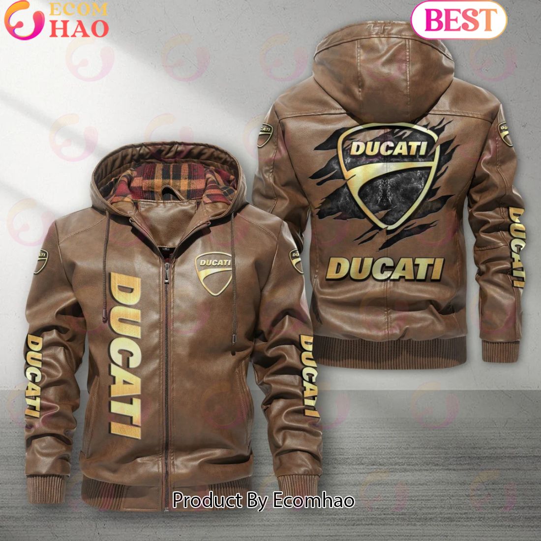 Ducatti Car New Leather Jacket 2023