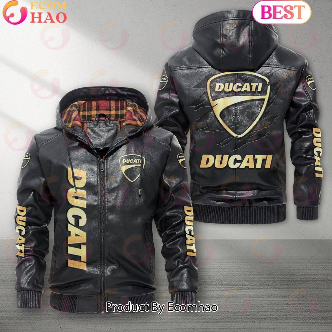 Ducatti Car New Leather Jacket 2023