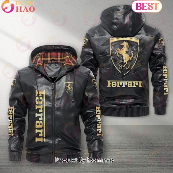 Ferrari Car New Leather Jacket 2023