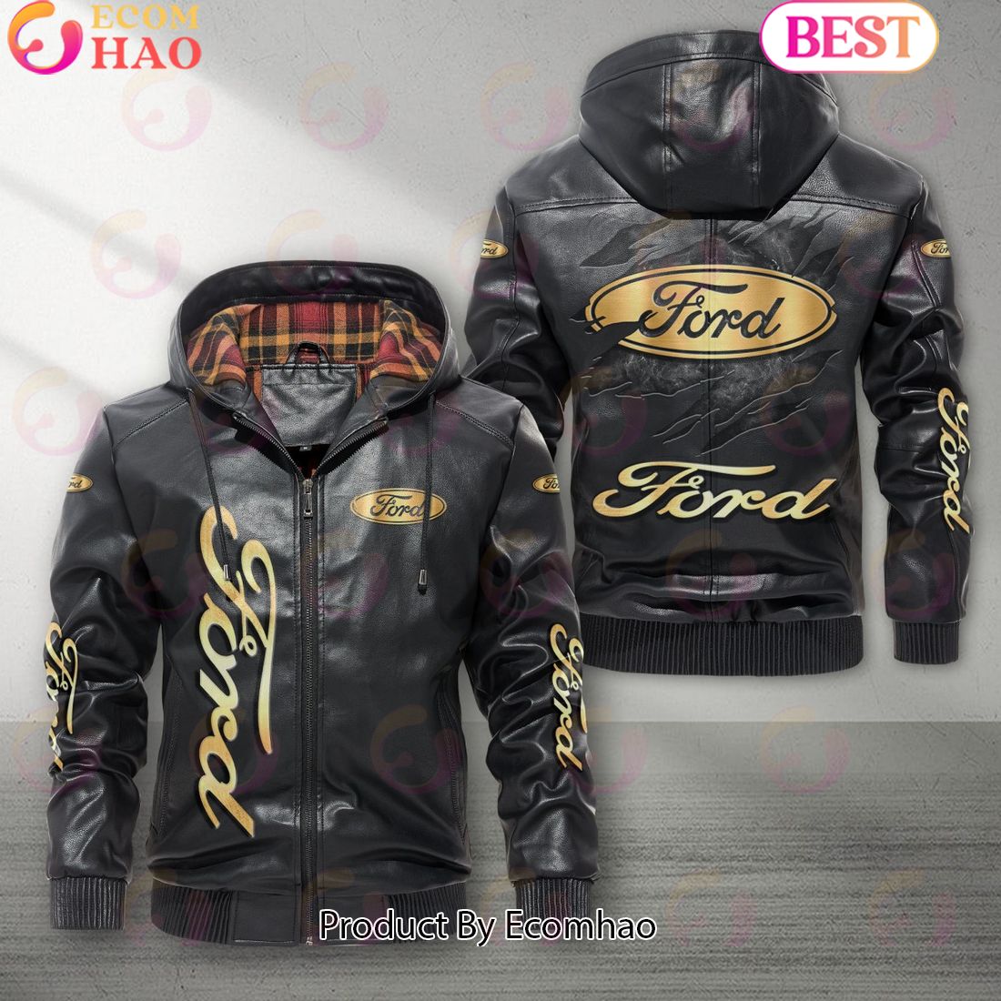 Ford Car New Leather Jacket 2023