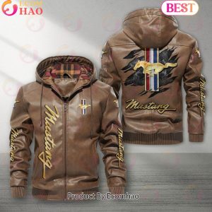 Ford Mustang Car New Leather Jacket 2023