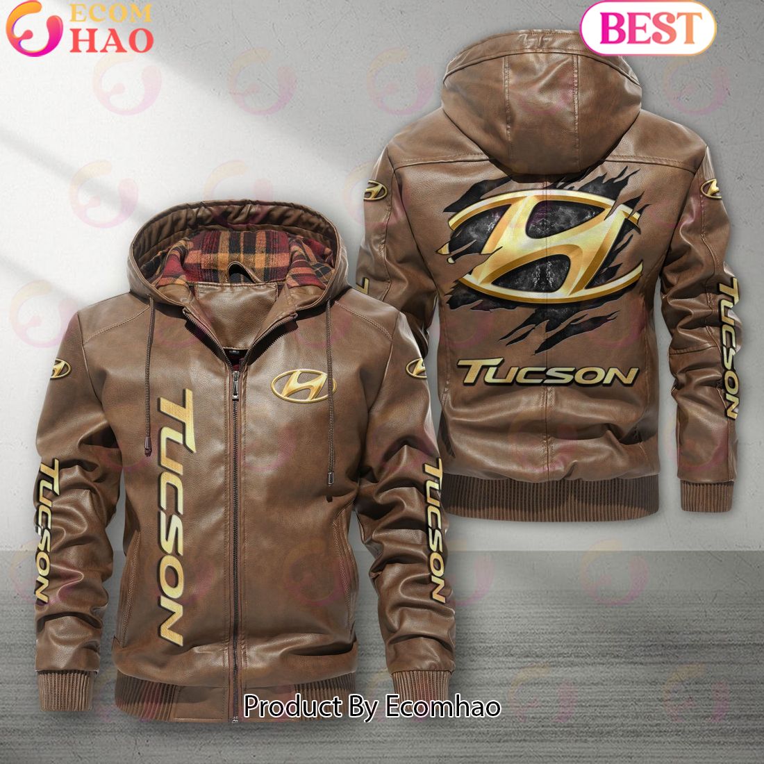 Hyundai Tucson Car New Leather Jacket 2023