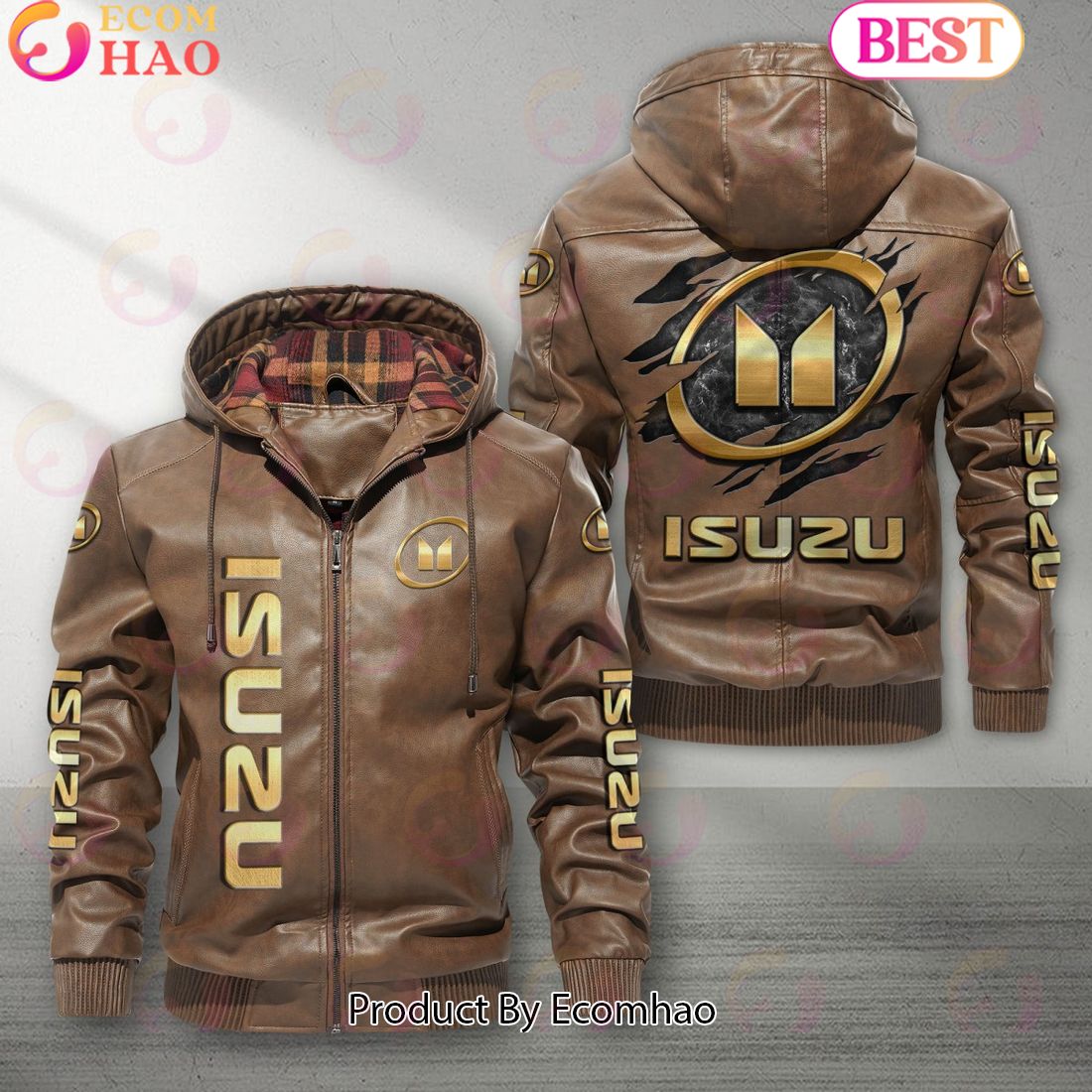 Isuzu Car New Leather Jacket 2023