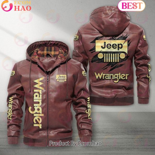 Jeep Wrangler Car New Leather Jacket 2023