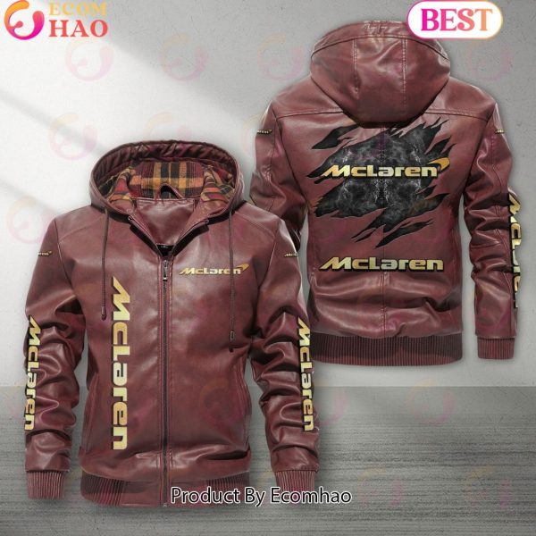 McLaren Car New Leather Jacket 2023