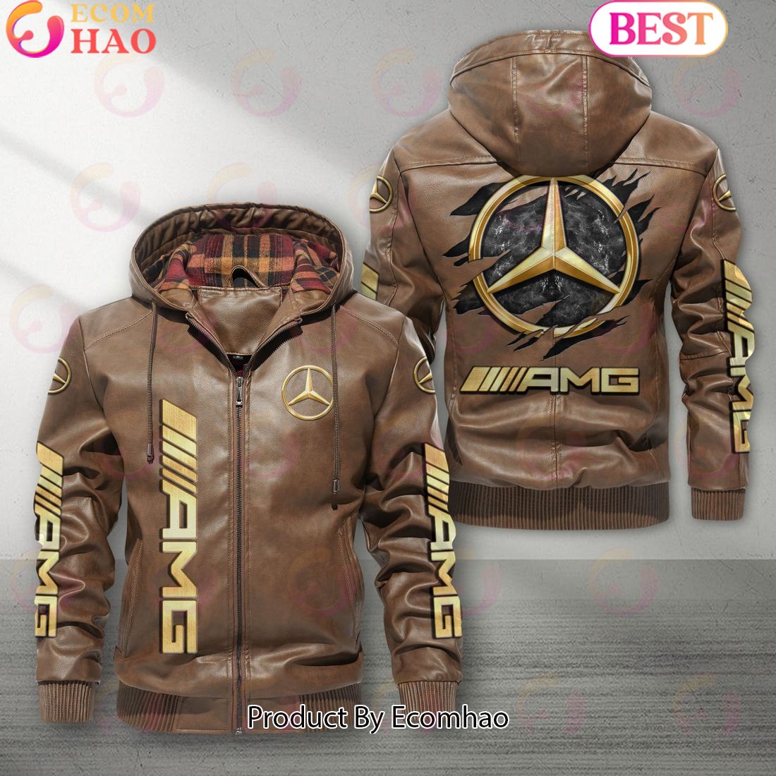 MG Car New Leather Jacket 2023