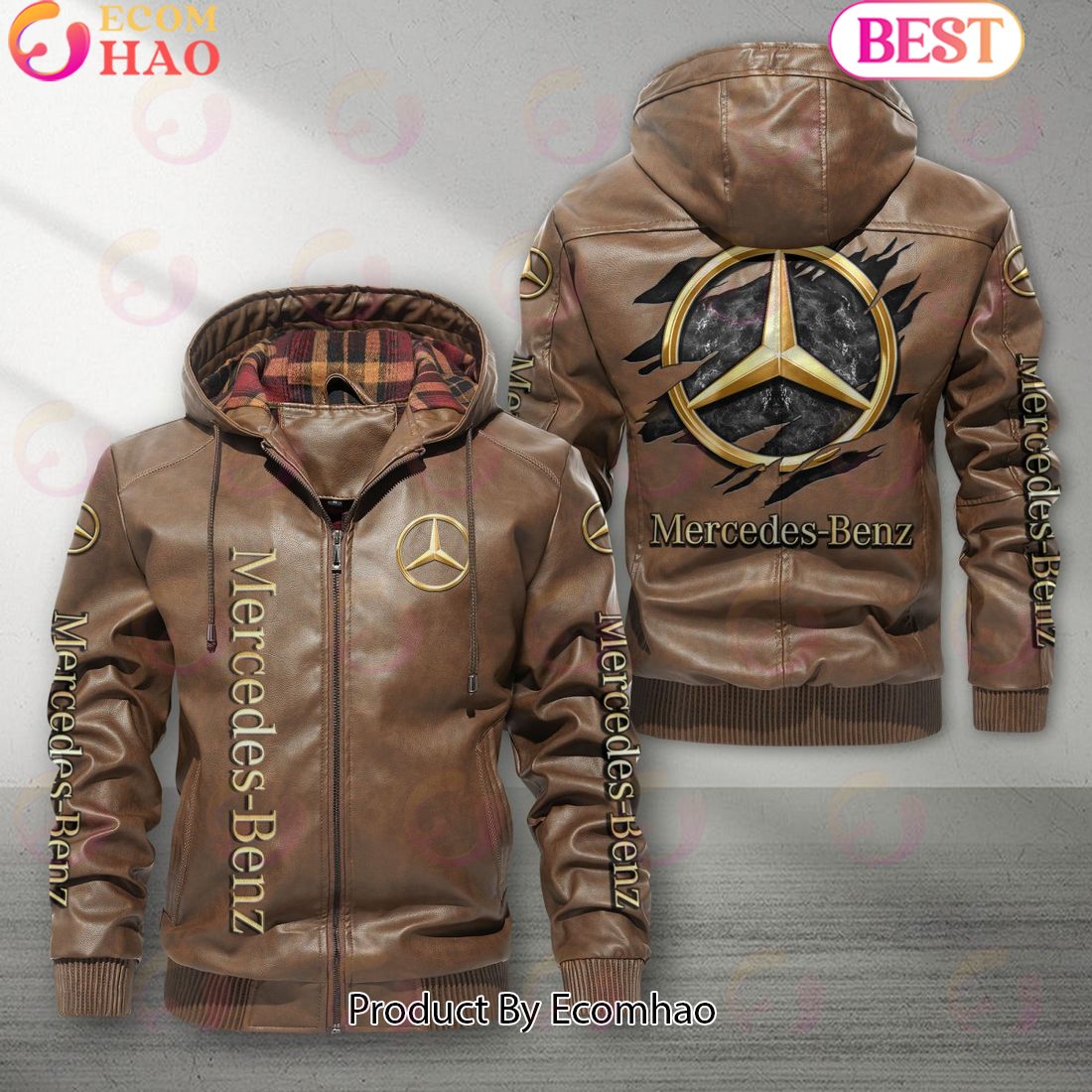 Mercedes-Benz Car New Leather Jacket 2023