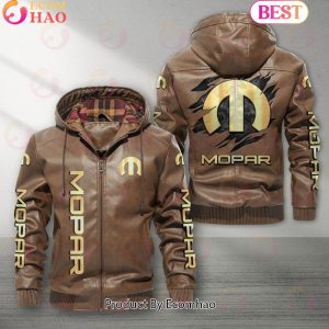 Mopar Car New Leather Jacket 2023