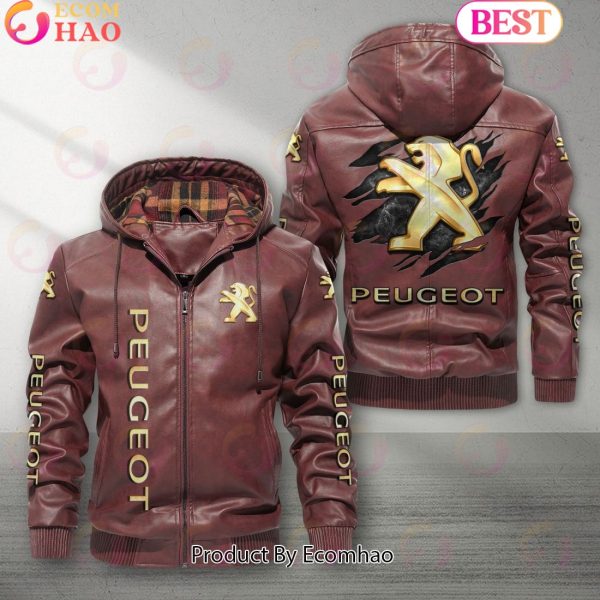 Peugeot Car New Leather Jacket 2023