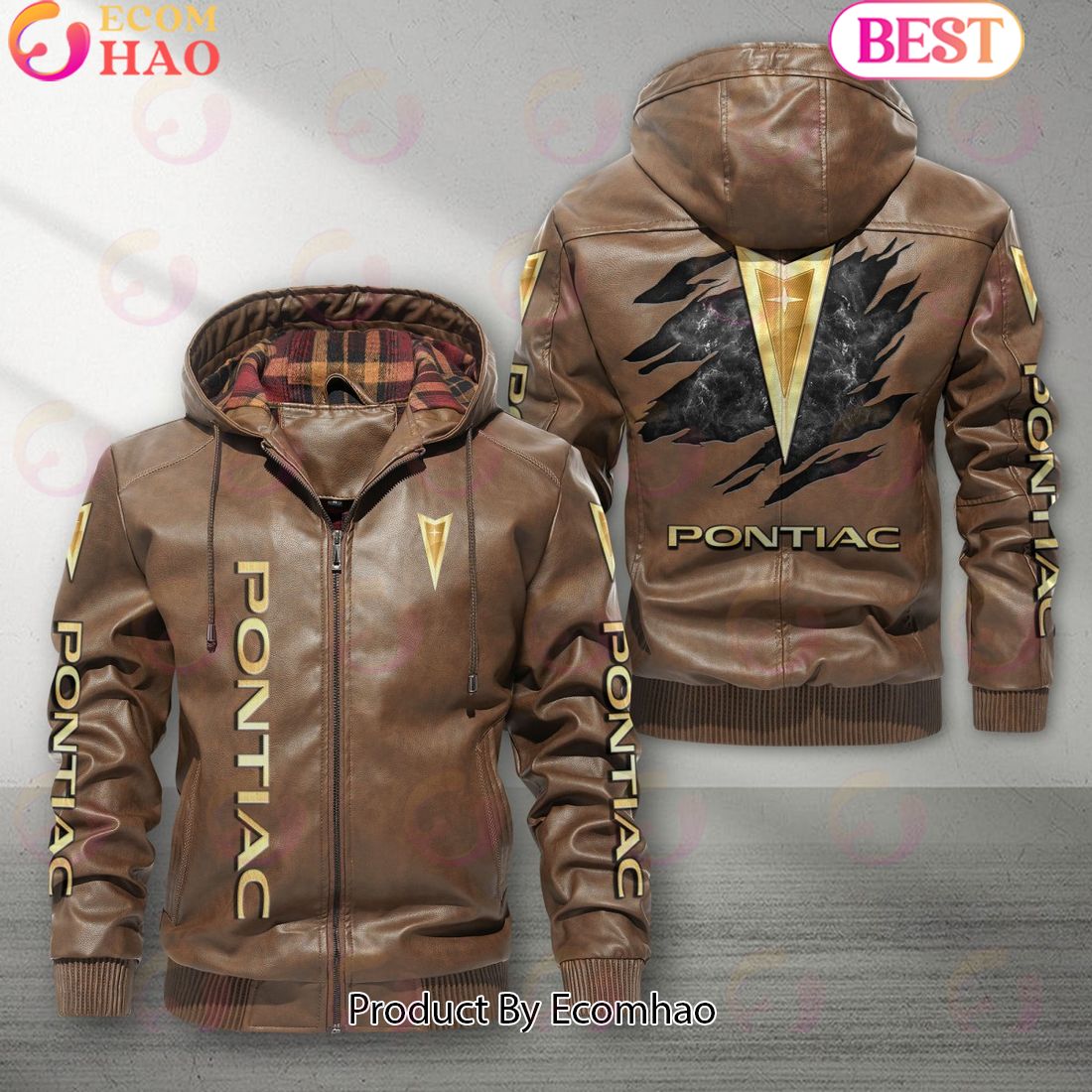 Pontiac Car New Leather Jacket 2023