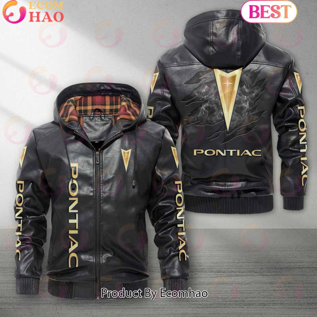 Pontiac Car New Leather Jacket 2023