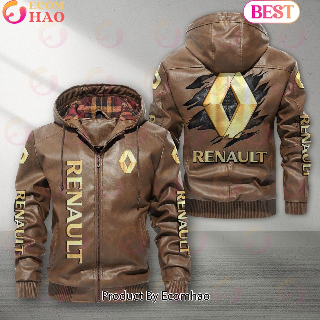 Renault Car New Leather Jacket 2023