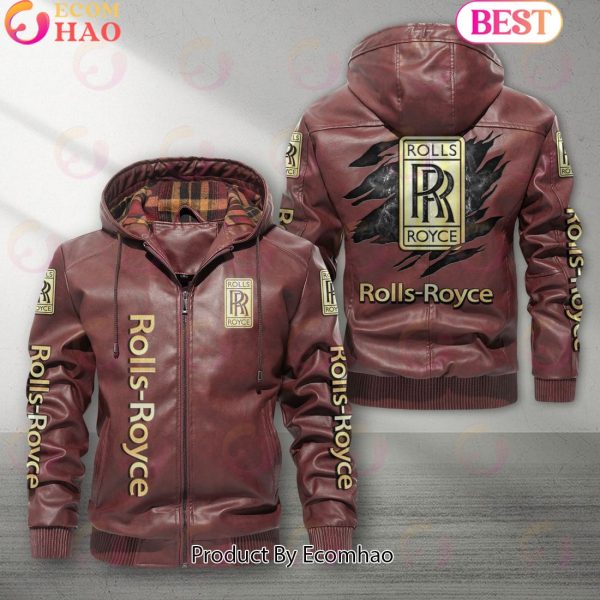 Rolls Royce Car New Leather Jacket 2023