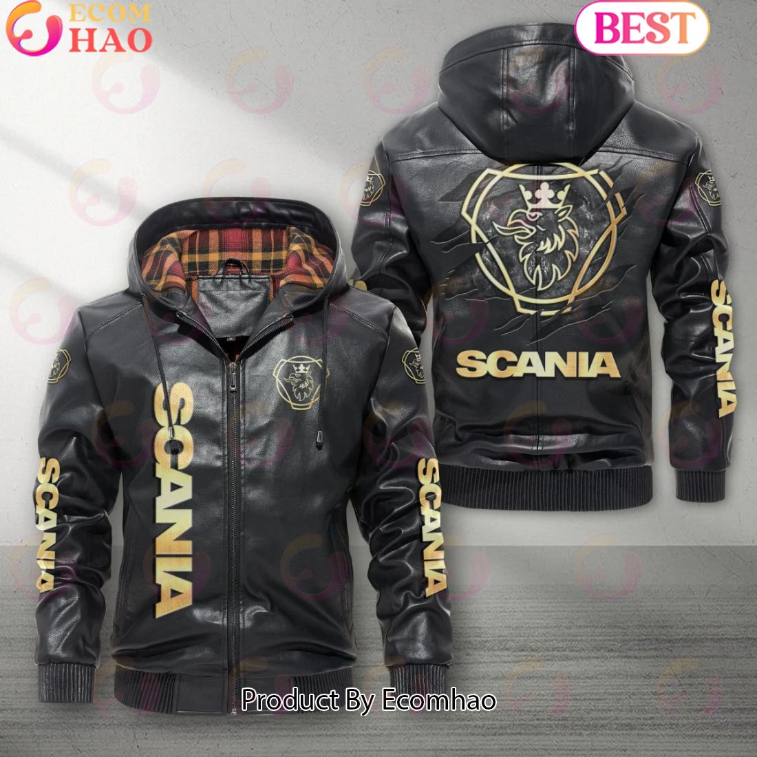 Scania Car New Leather Jacket 2023