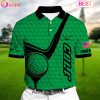 Ecomhao Green Pride Premium Golfer On The Dark Golf Polo Shirts Multicolor Custom Name Polo