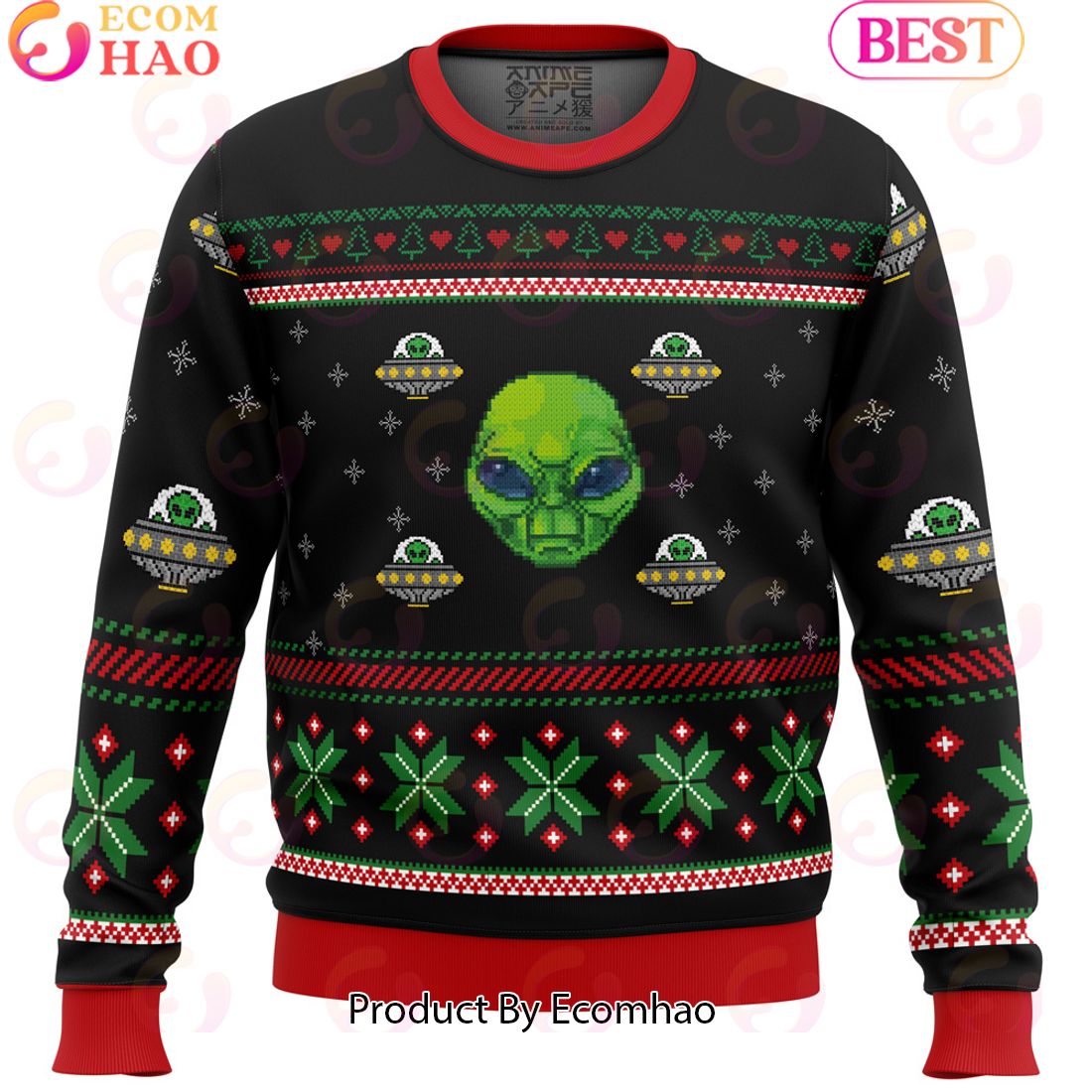 Akira Happy Pill Ugly Christmas Sweater