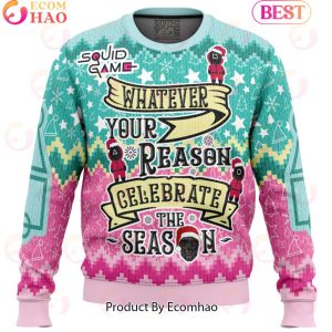 Celebrate the Season Squid Game Christmas Sweater