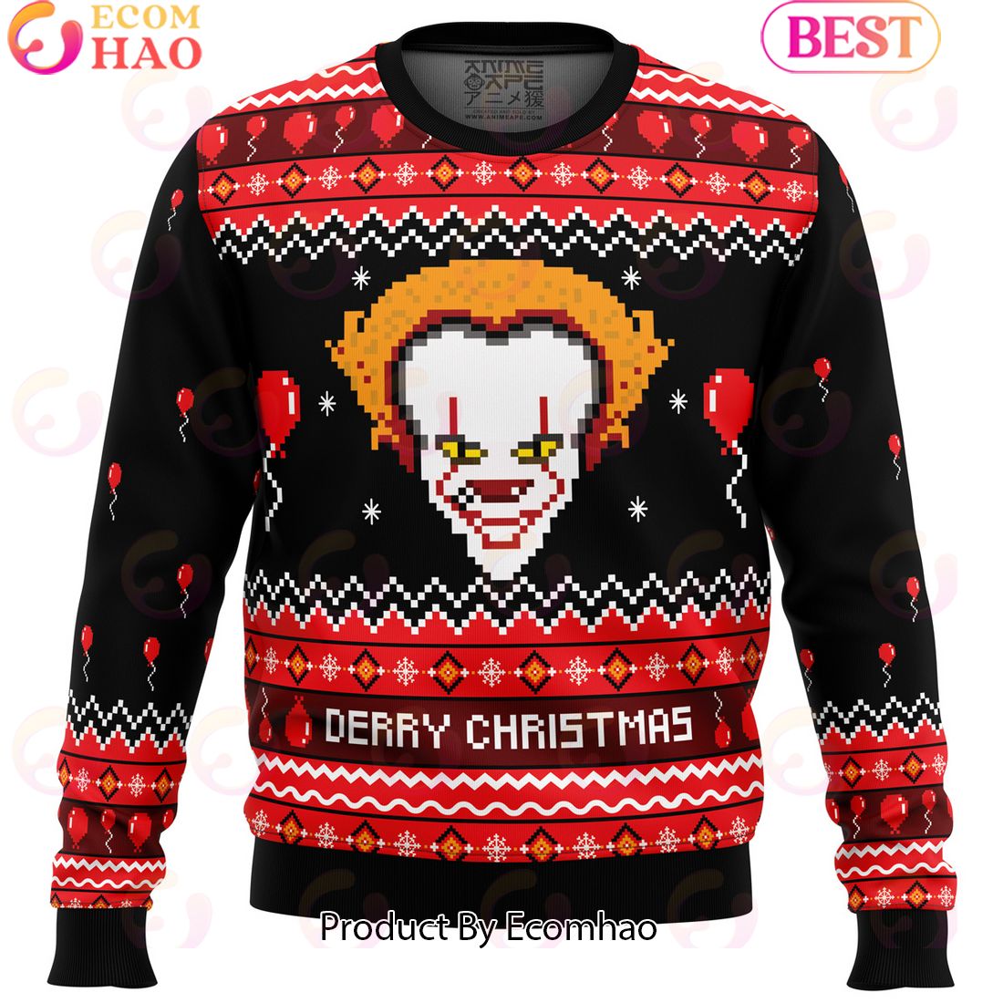 Derry Christmas IT Christmas Ugly Christmas Sweater