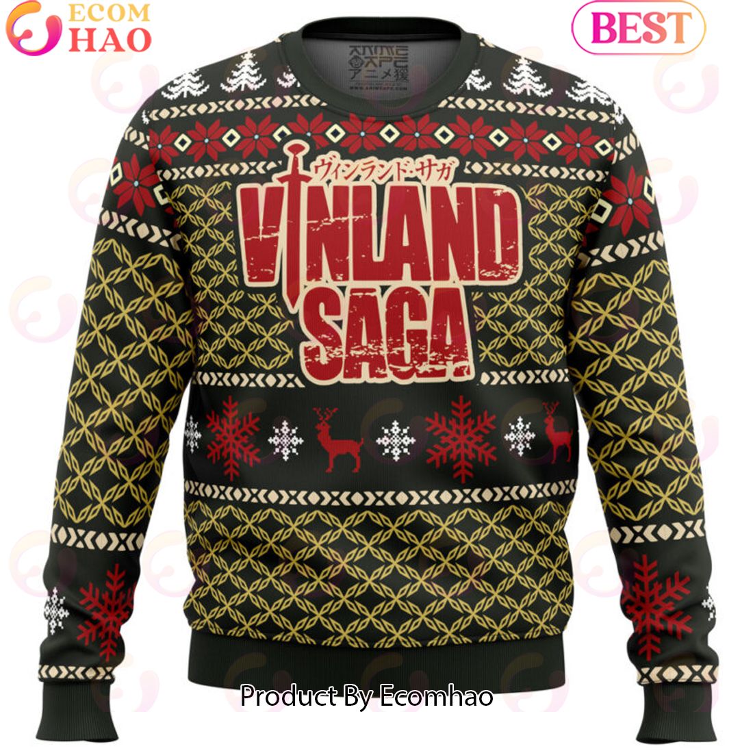 Epic Christmas Vinland Saga Christmas Sweater