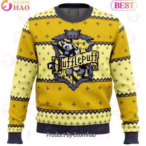Harry Potter Hufflepuff Ugly Christmas Sweater