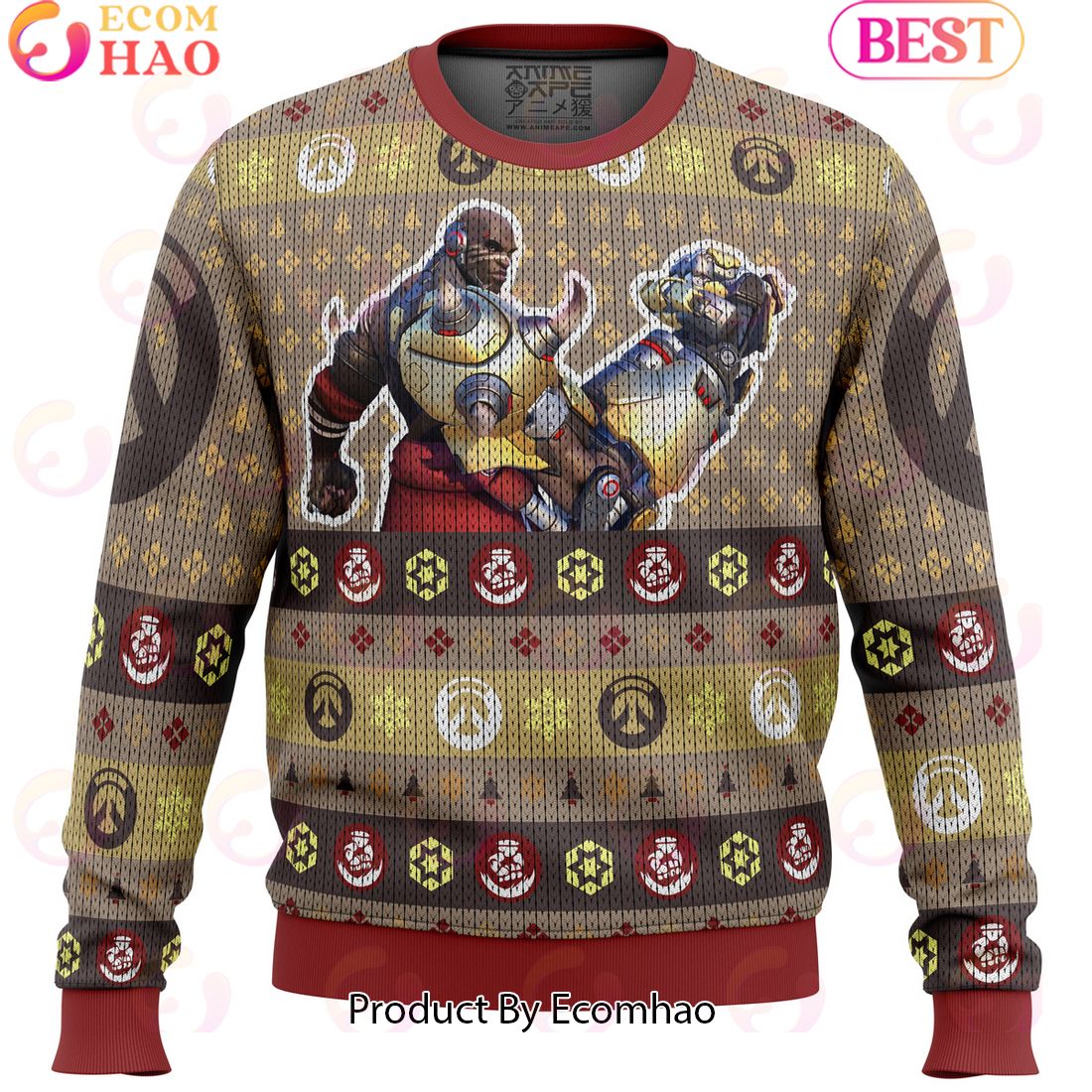 Overwatch Doomfist Ugly Christmas Sweater