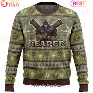 Overwatch The Reaper Ugly Christmas Sweater