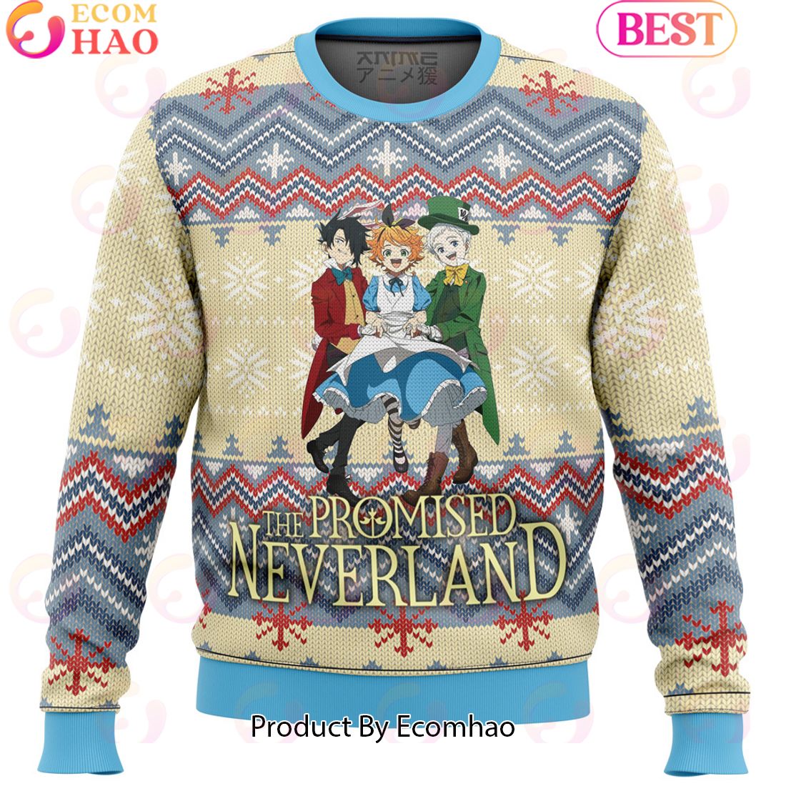 Promised Neverland Alt Ugly Christmas Sweater