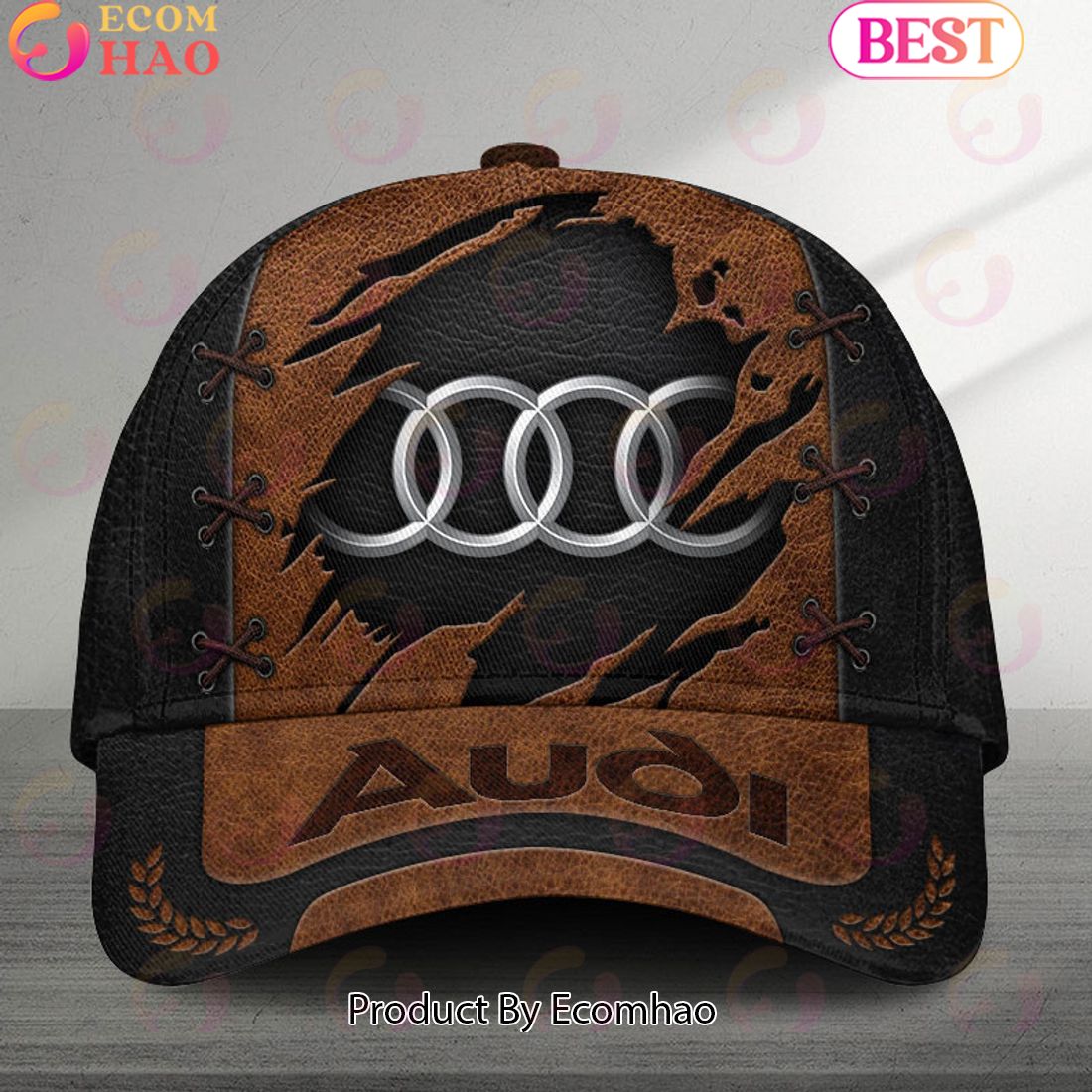 Audi Abarth Broken Wall Logo Cars Cap