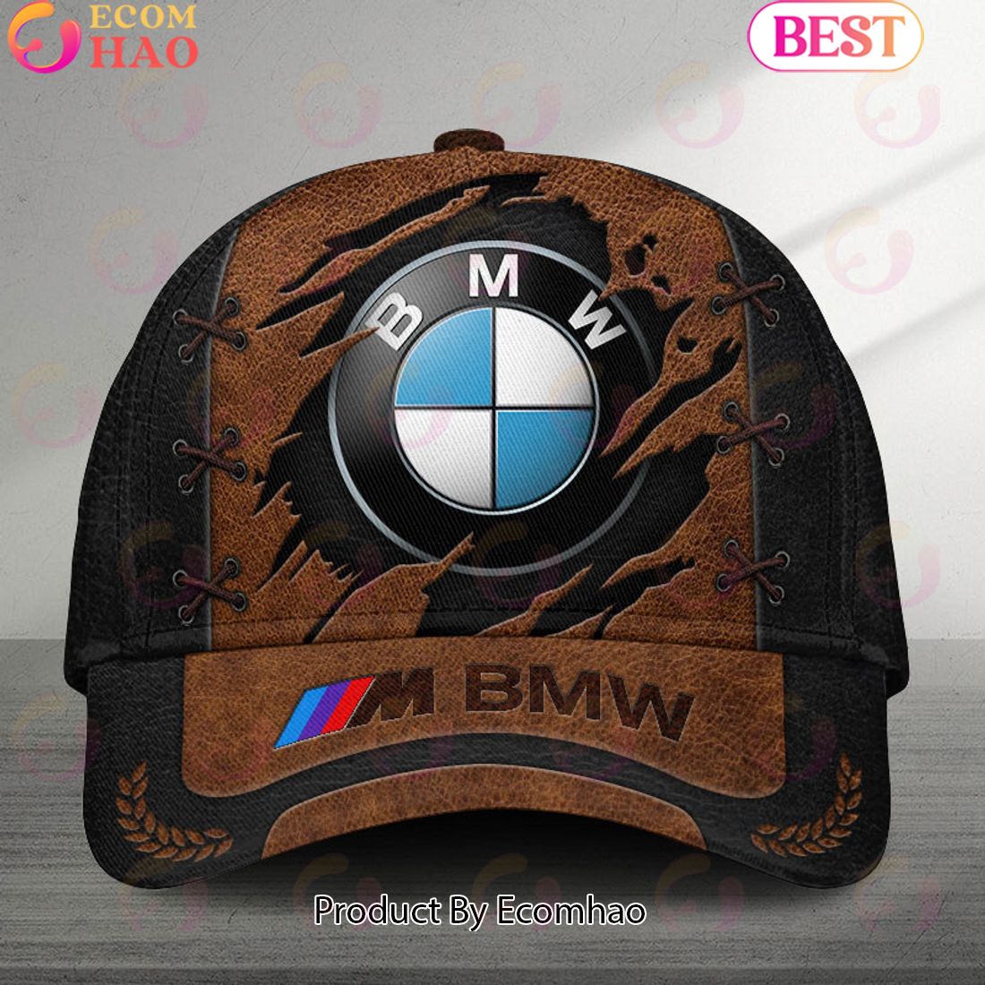 BMW M Abarth Broken Wall Logo Cars Cap